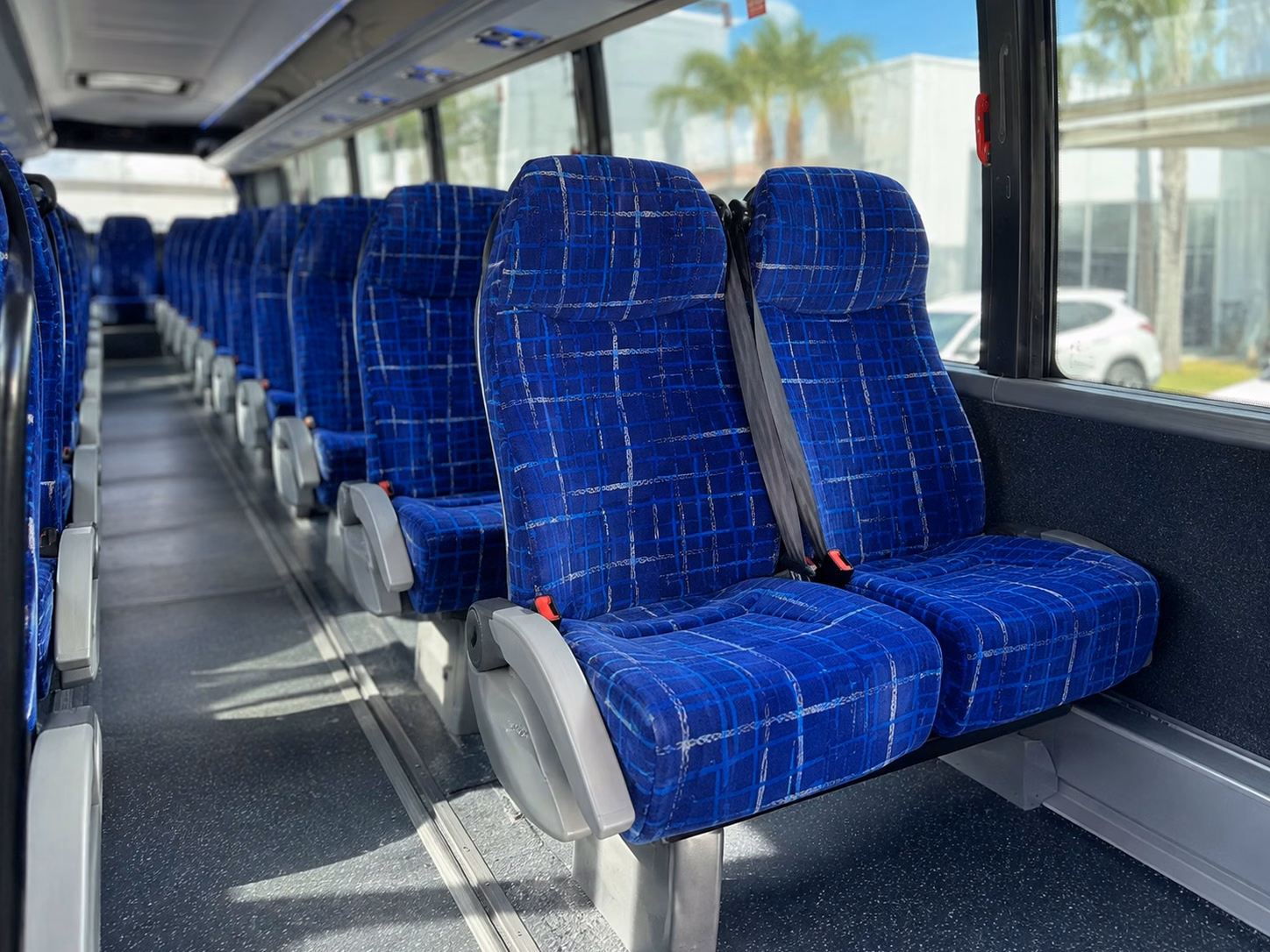 memphis charter bus interior