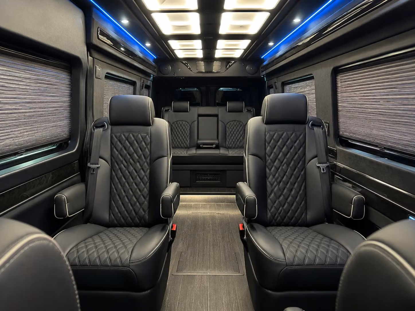 sprinter van with driver inside